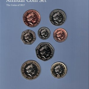 2017 Royal Mint Annual Thirteen Coin Set . This 2017 set comes with card outer. All coins are in stock for despatch. You are buying a set of 13 coins.