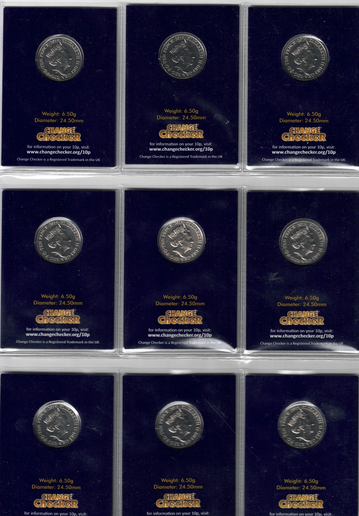 2019 A To Z 10 Pence Coin Set - Image 4