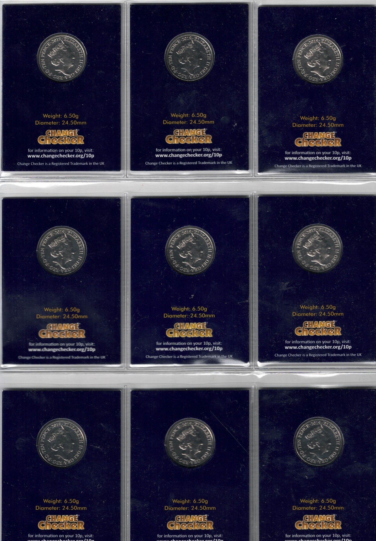 2019 A To Z 10 Pence Coin Set - Image 6