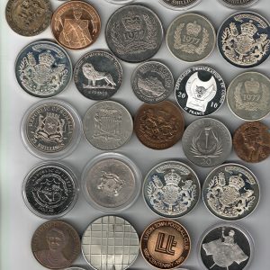 30 Mixed Crown Coins And Medals for Elloriya