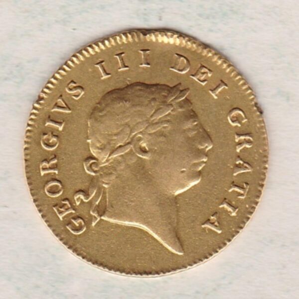 1806 Gold Half Guinea Coin - Image 2