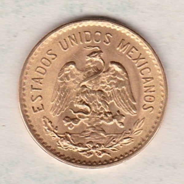 1955 Mexico Gold Five Pesos - Image 2