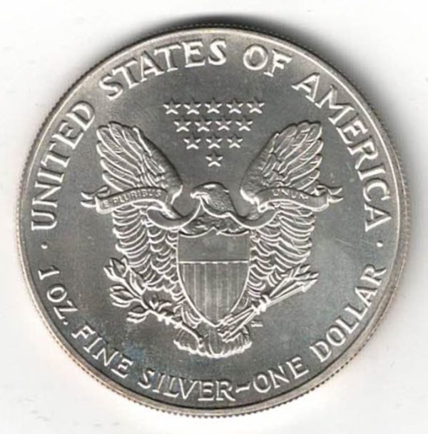 1991 Silver USA One Ounce Eagle - Image 2