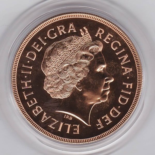 2000 Gold Five Pounds Coin Brilliant Uncirculated - Image 2