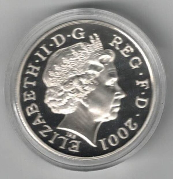 2001 Five Pound Silver Proof Victorian Anniversary Coin - Image 2