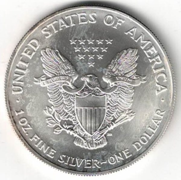 2002 Silver USA One Ounce Eagle Coin - Image 2