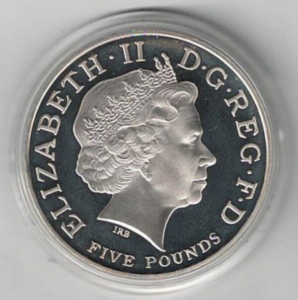 2005 Five Pounds Silver Proof The Battle Of Trafalgar - Image 2