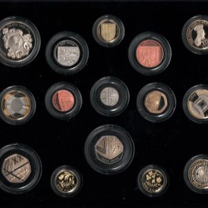 2014 Royal Mint Base Metal Premium Fourteen Coin Proof Set . This 2014 set comes with card box. All coins are in stock for despatch.