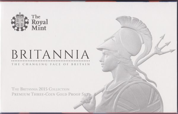 2015 Gold Proof Three Coin Britannia Premium Set - Image 5
