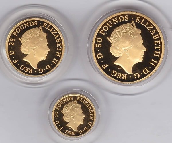 2015 Gold Proof Three Coin Britannia Premium Set - Image 2