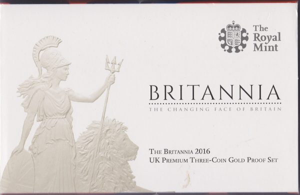 2016 Gold Proof Three Coin Britannia Premium Set - Image 5
