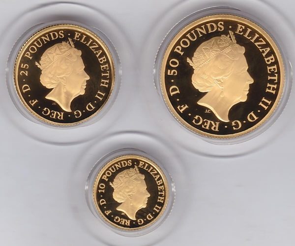 2016 Gold Proof Three Coin Britannia Premium Set - Image 2
