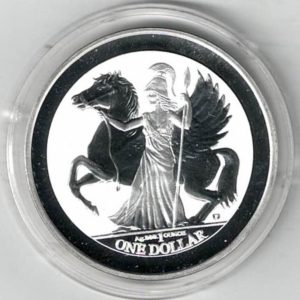 2017 British Virgin Islands Silver One Ounce Pegasus. The coin contains one ounce of 999 fine silver . All of our silver coins are in stock.