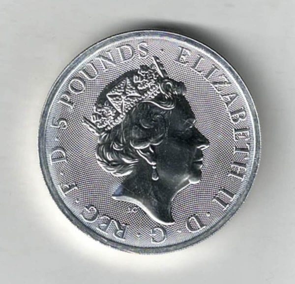 2018 Silver Two Ounce Coin Unicorn Of Scotland - Image 2