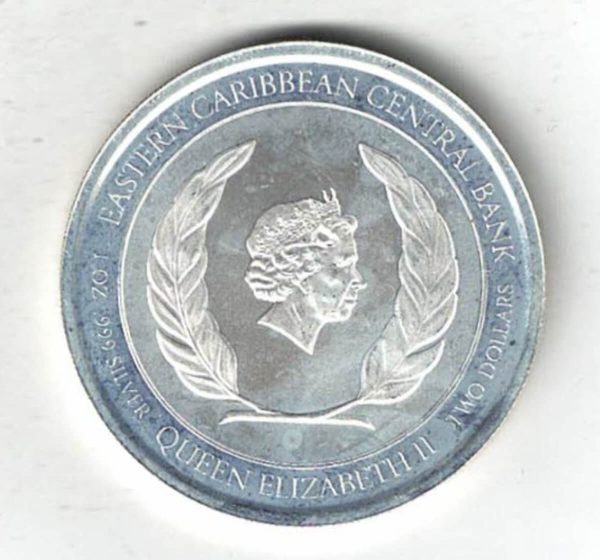 2022 St. Vincent And The Grenadines Warship Silver One Ounce - Image 2