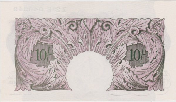 B251 Peppiatt Ten Shillings Z23E Banknote - Image 2