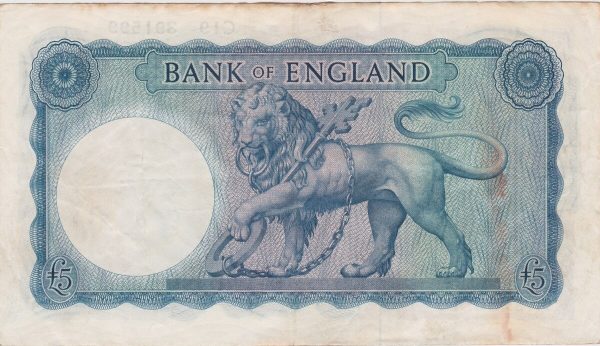 B277 O'Brien Five Pounds Banknote - Image 2