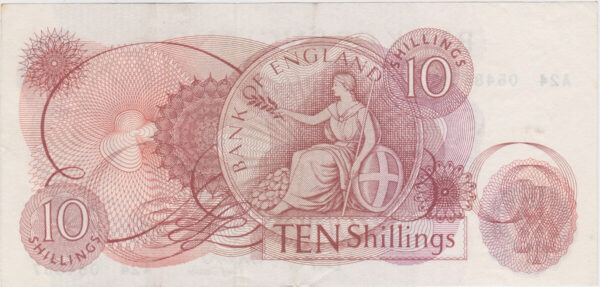 B286 O'Brien Ten Shillings First Series Banknote - Image 2