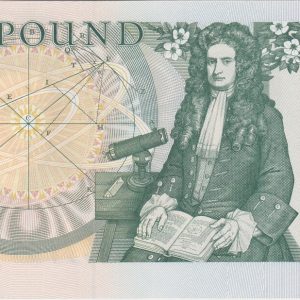B341 Somerset One Pound First Run Banknote AN01. This is the green 1981 Issue. The banknote has the Serial Number AN01 059480.
