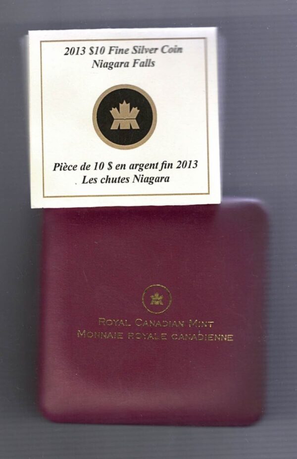 Boxed 2013 Canada Silver Half Ounce Niagara Falls Coin - Image 3