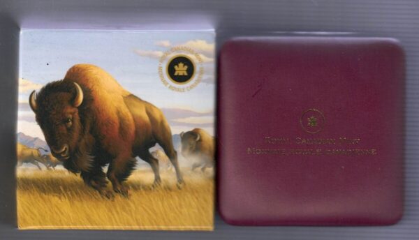 Boxed 2013 Silver Canada One Ounce Bison Stampede Coin - Image 3