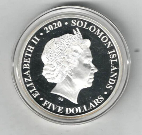 Boxed 2020 Solomon Islands Silver Proof One Ounce VE Day - Image 2