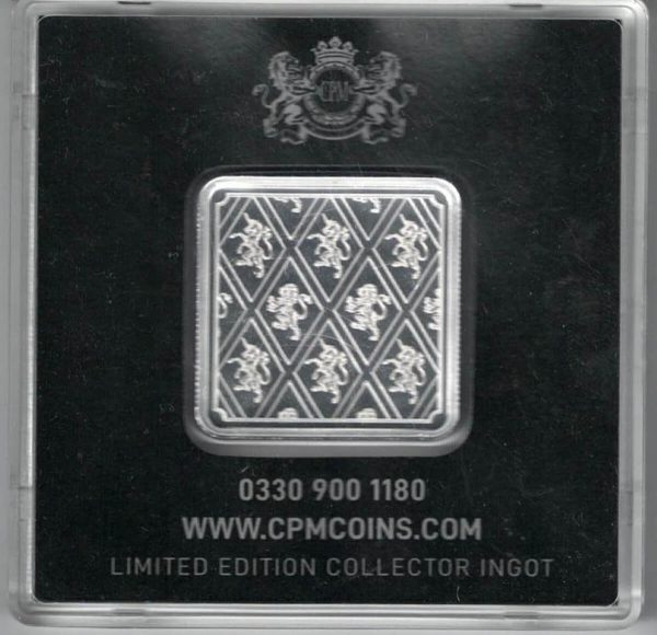Cased Silver One Ounce Battle Of Britain Ingot/Bar - Image 2