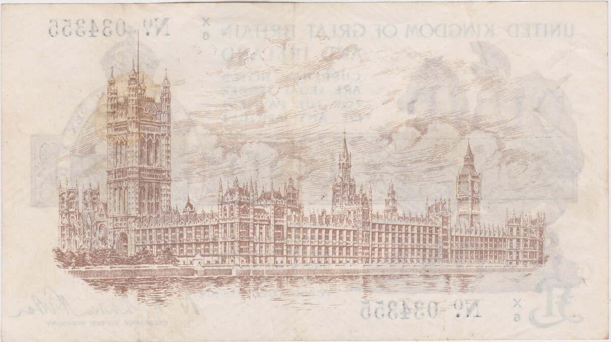 T24 Fisher Last Series One Pound Banknote - Image 2