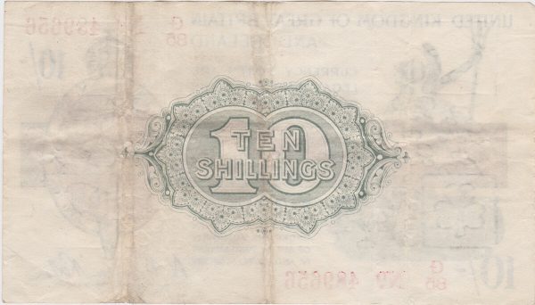 T25 Warren Fisher Ten Shillings Banknote - Image 2