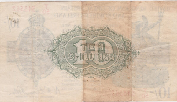 T33 Warren Fisher First Series Ten Shillings Banknote - Image 2