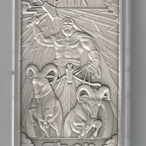 Ten Ounce Silver Royal Mint Bar This bar contains 10 ounces of 999 fine Silver. All of our silver bars have been pre-owned and are in stock.