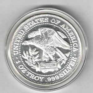 USA Silver Trade Unit Silver One Ounce Round. All of our silver coins/rounds have been pre-owned and are in stock for dispatch.