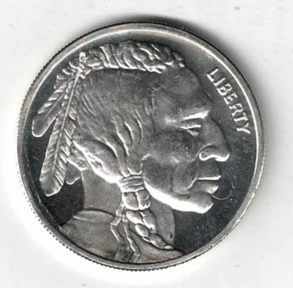 USA Buffalo Silver One Ounce Round . All of our silver coins and rounds have been pre-owned and are in stock for dispatch