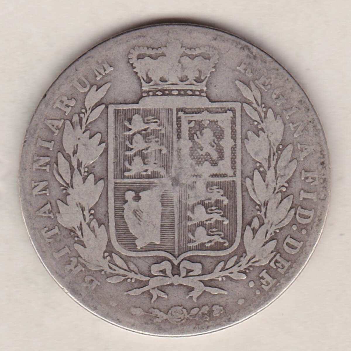 1876 Silver Halfcrown - Young Head - Image 2