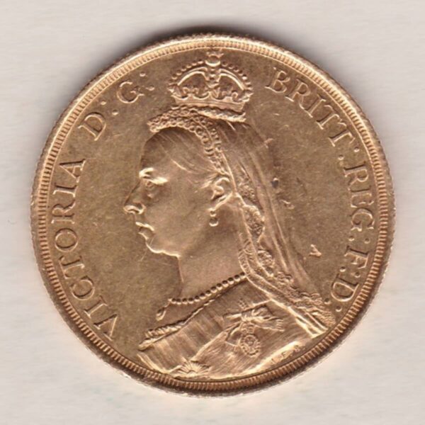 1887 Gold Two Pounds Coin - Image 2