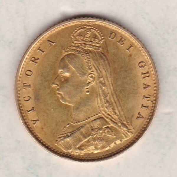 1887 Gold Half Sovereign - Victoria Jubilee Head - Image 2
