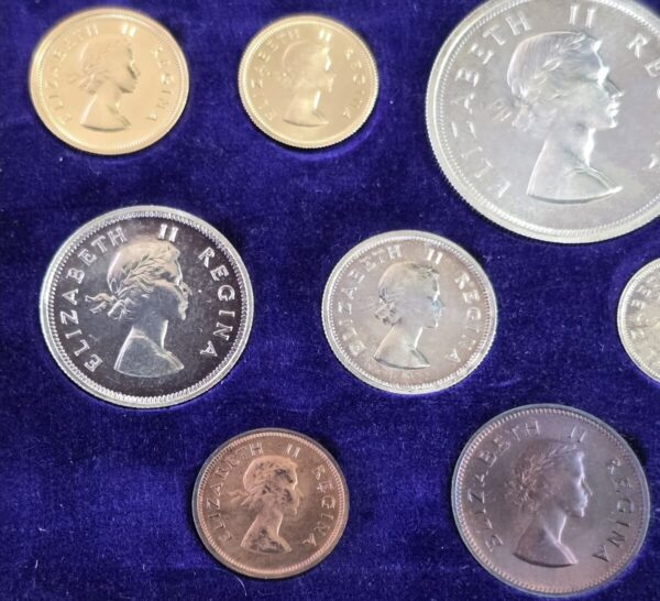 1955 South Africa Eleven Coin Proof Set - Image 10