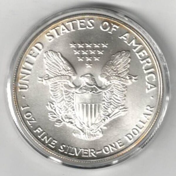 1986 Silver USA One Ounce Eagle - Image 2