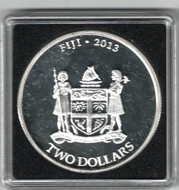 2013 Fiji Silver One Ounce Hawksbill Taku Turtle - Image 2
