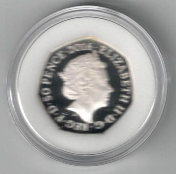 2016 Silver Proof Fifty Pence Coin Mrs Tiggy-Winkle - Image 3
