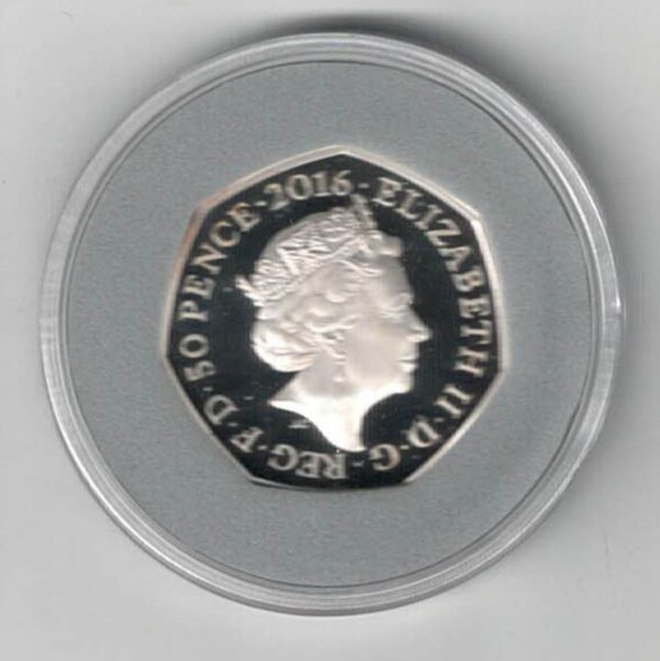 2016 Silver Proof Fifty Pence Coin Peter Rabbit - Image 5