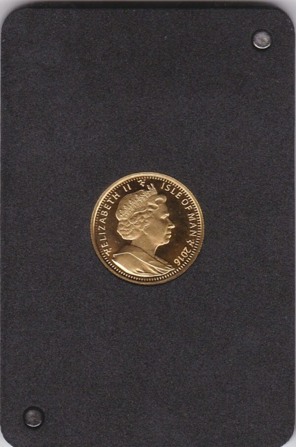 2016 Isle Of Man Proof Gold Tenth Ounce Angel - Image 2