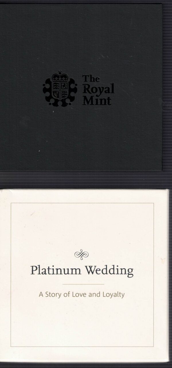 2017 Five Pounds Silver Piedfort The Platinum Wedding Anniversary - Image 4