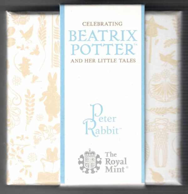 2017 Silver Proof Fifty Pence Coin Peter Rabbit - Image 4