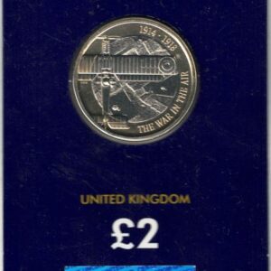 2017 change checker First world war aviation Two Pounds coin featuring Elizabeth II on the obverse. All coins are in stock for despatch.