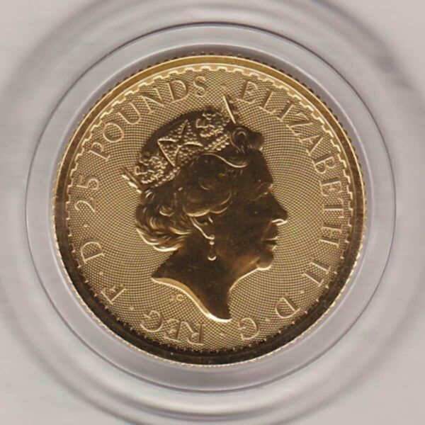 2018 Gold Quarter Ounce Britannia - Image 2