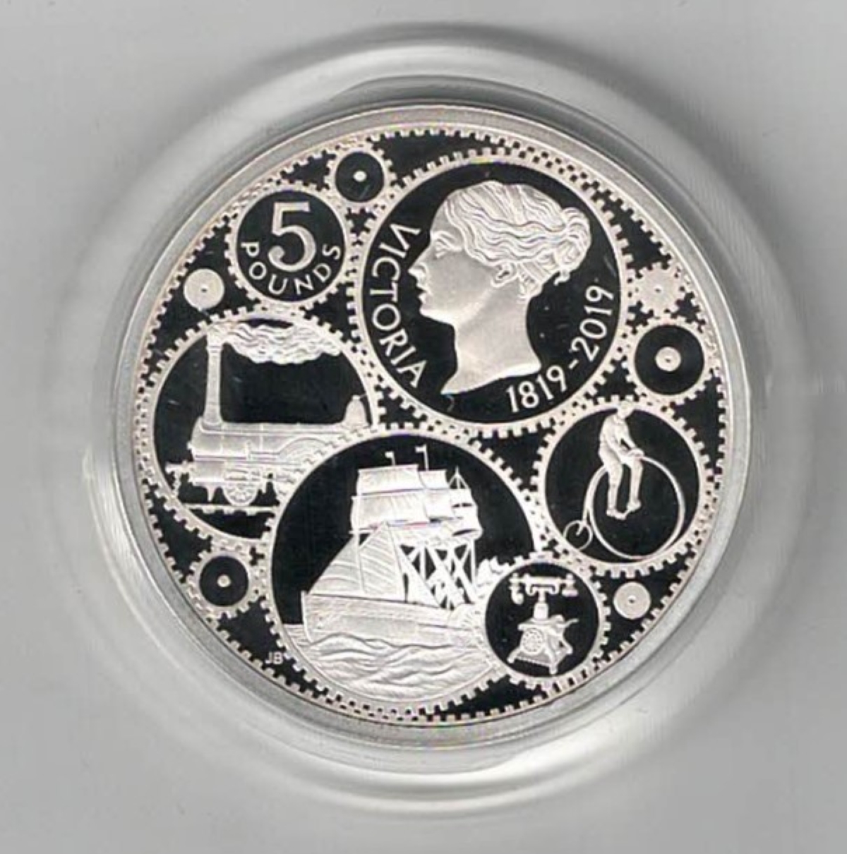 2019 Five Pounds Piedfort Silver Proof 200th Anniversary Victoria. This Piedfort proof coin comes boxed with certificate as issued by the royal mint.