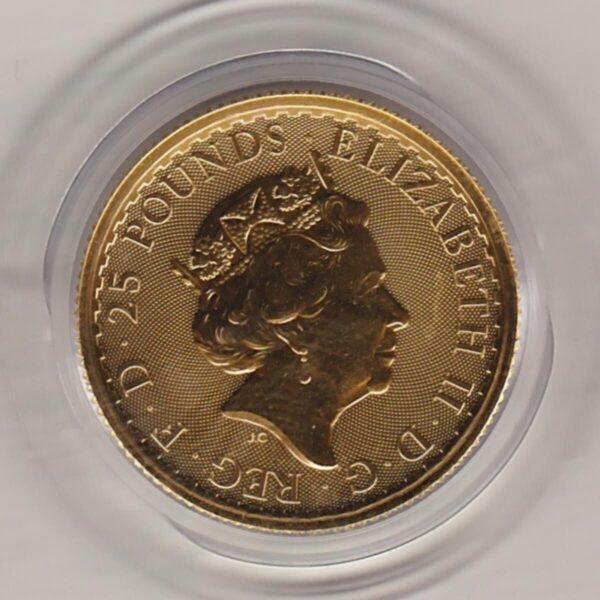 2022 Gold Quarter Ounce Britannia - Image 2