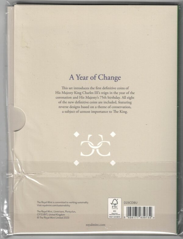 2023 Royal Mint Definitives Eight Coin Set - Image 2