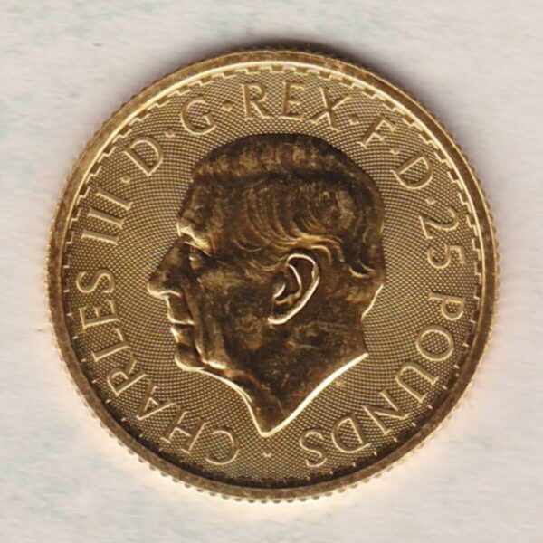 2023 Gold Quarter Ounce Britannia - Charles III - Image 2